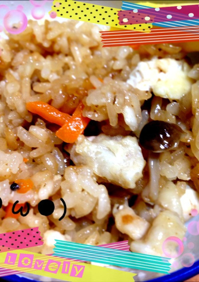 ずぼら飯。簡単炊き込みご飯♪-レシピのメイン写真