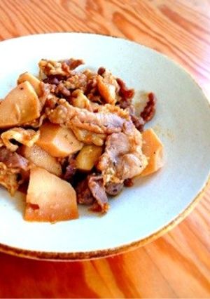 豚肉とタケノコのバター醤油炒め-レシピのメイン写真