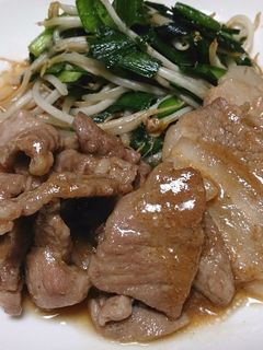 豚肉の甘辛炒め-レシピのメイン写真