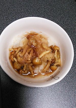 ナメコあん-レシピのメイン写真