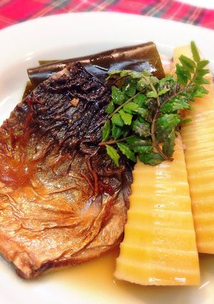 春の香り〜たけのこ昆布と焼き鯖の煮物-レシピのメイン写真