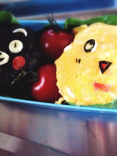 キャラ弁☆ふなっしー&くまモン-レシピのメイン写真