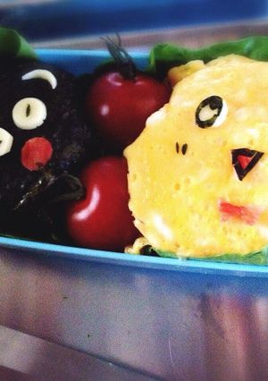 キャラ弁☆ふなっしー&くまモン-レシピのメイン写真