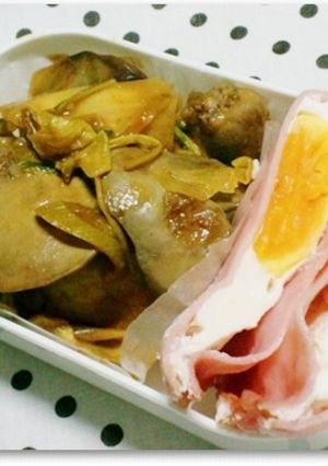 簡単★ウスターな鶏レバーdeホイコーロー-レシピのメイン写真