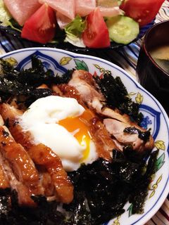 ”簡単”鶏の照り焼き丼^o^-レシピのメイン写真