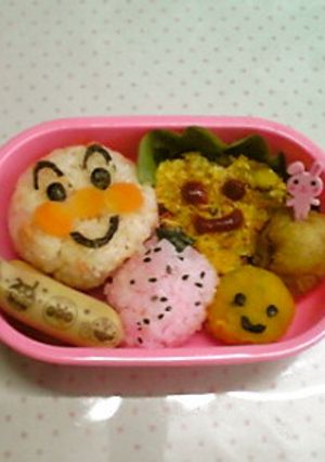 アンパンマンのキャラ弁♪-レシピのメイン写真