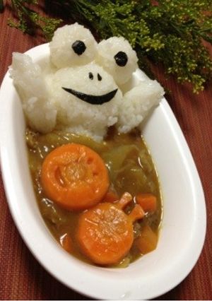 カエルさんカレー。-レシピのメイン写真