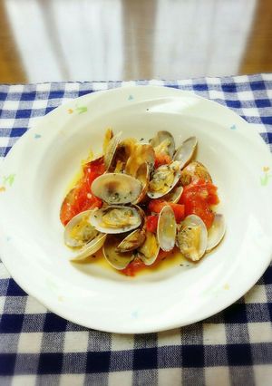 あさりのワイン蒸し-レシピのメイン写真