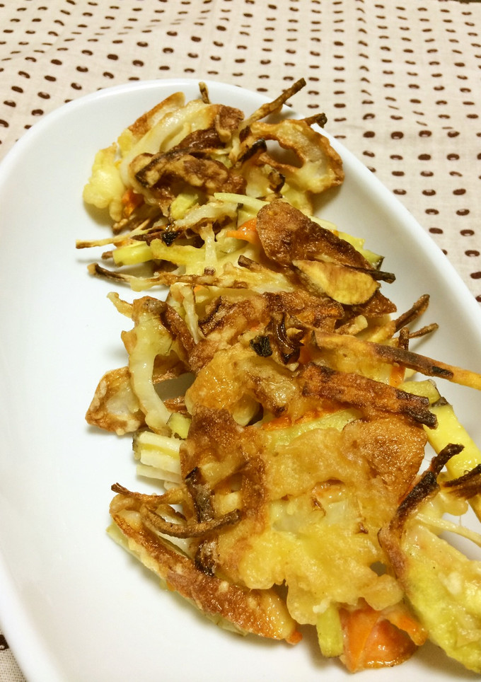 野菜の皮でかき揚げ風-レシピのメイン写真