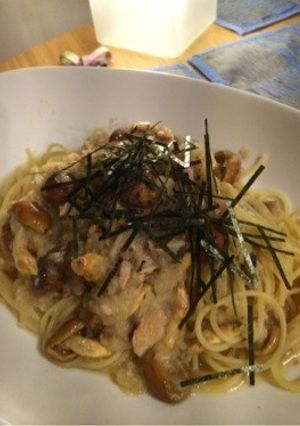 サッパリ！なめこおろしとツナの冷製パスタ-レシピのメイン写真