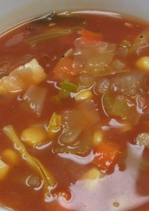 トマトジュースでミネストローネ-レシピのメイン写真