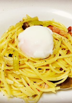 カルボナーラ-レシピのメイン写真