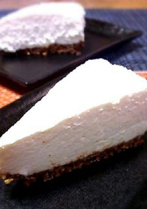 お豆腐deレアチーズ風ケーキ♪-レシピのメイン写真