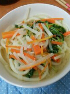 野菜味噌煮込みうどん-レシピのメイン写真