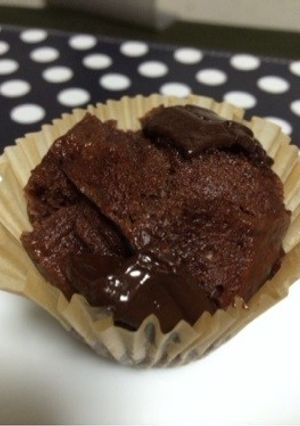 チョコカップケーキ(無水鍋QC使用)-レシピのメイン写真