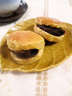米ぬか&おから入りどら焼き(パンケーキ)-レシピのメイン写真