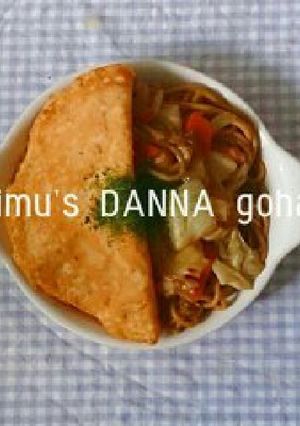 オム焼きそばーパスタを重曹で中華麺に！ー-レシピのメイン写真