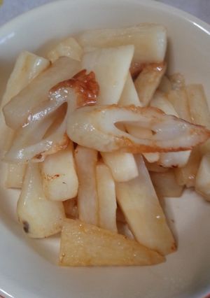 長芋と竹輪のガリバタしょう油-レシピのメイン写真