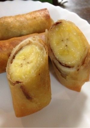 春巻きの時必ず作るバナナ巻き-レシピのメイン写真