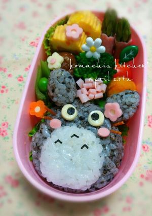 幼稚園 お弁当 キャラ弁 トトロ-レシピのメイン写真