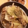 キャベツとキノコの具沢山スープ