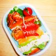 園児の☆2色ドック弁当