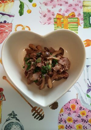 豚肉とキノコの明太醬油炒め-レシピのメイン写真