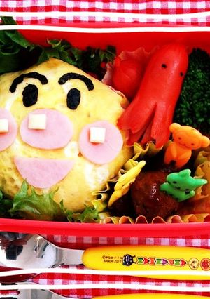 キャラ弁 アンパンマン 簡単 遠足-レシピのメイン写真