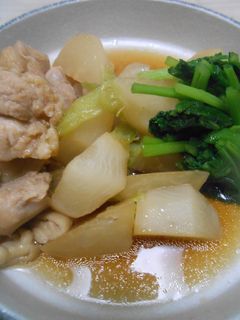 かぶと鶏肉の煮物-レシピのメイン写真