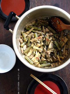 香り立つ【筍・つわぶき・昆布の炒り煮】-レシピのメイン写真