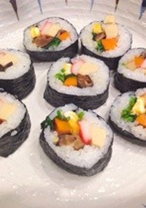 たけのこ入りの巻き寿司-レシピのメイン写真