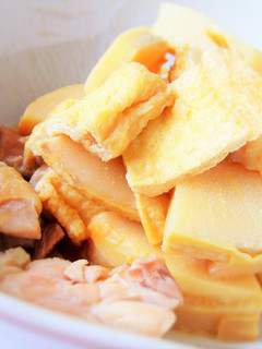 鶏味塩 de たけのこと鶏肉の煮物-レシピのメイン写真