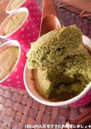 ノンオイルでヘルシー★抹茶シフォンケーキ-レシピのメイン写真