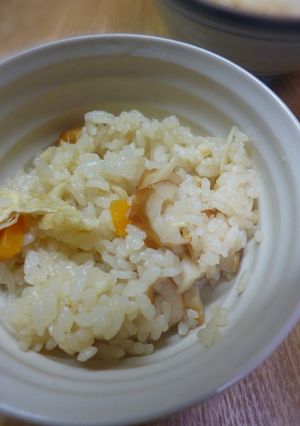 新しょうがの炊き込みご飯-レシピのメイン写真