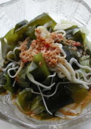 野菜たっぷりワカメソーメン-レシピのメイン写真