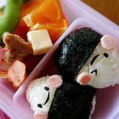 さんかく▲おにぎりのお弁当♡-レシピのメイン写真