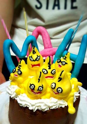 ケーキ飾りの記録／ジョジョ トトロ マギ-レシピのメイン写真