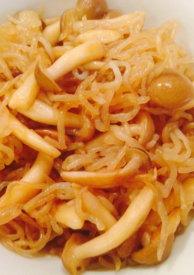 麺つゆで簡単♡しめじとしらたき炒め-レシピのメイン写真