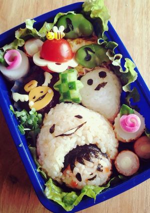 かぶりものシリーズ★なめこキャラ弁-レシピのメイン写真