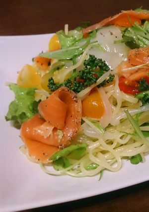 サーモンのサラダパスタ-レシピのメイン写真