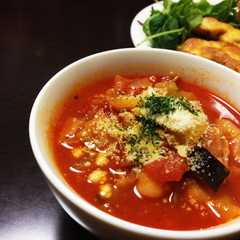 食べるトマトスープ-レシピのメイン写真
