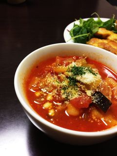 食べるトマトスープ-レシピのメイン写真