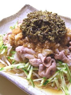 ねばとろ!ゴマわらび<豚しゃぶサラダ>-レシピのメイン写真
