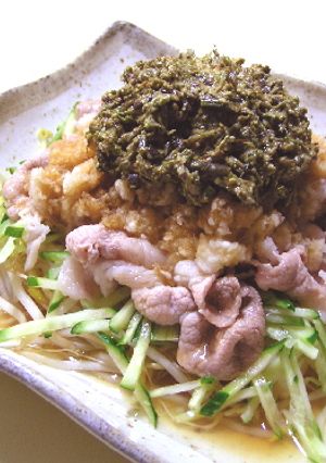 ねばとろ！ゴマわらび＜豚しゃぶサラダ＞-レシピのメイン写真