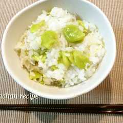 รูปของ そら豆ご飯