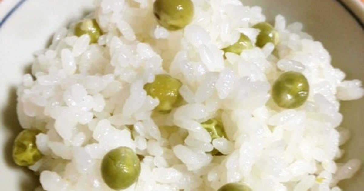 豆ごはん2 豆ご飯♡2合 by ハチミン 【クックパッド】 簡単おいしい