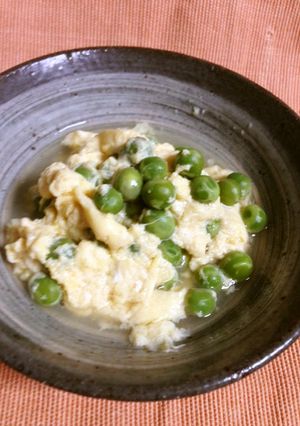 簡単☆エンドウ豆の卵とじ京のおばんざい３-レシピのメイン写真