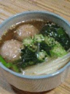 肉団子入り中華風スープ-レシピのメイン写真