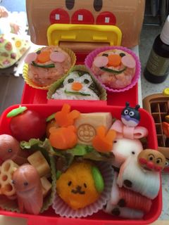 お弁当に 簡単!アンパンマンおにぎり-レシピのメイン写真