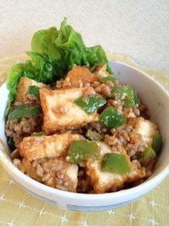 ★厚揚げ豆腐de味噌麻婆★(中辛)-レシピのメイン写真